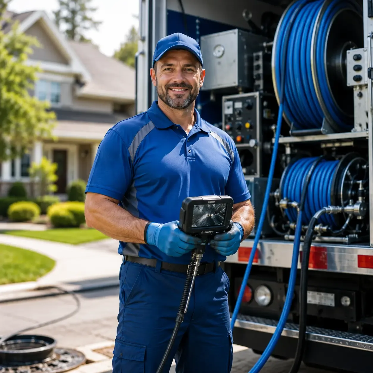 Local outdoor drain cleaning specialists in Monroe Center, IL
